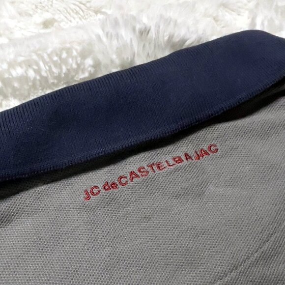 JC DE CASTELBEJAC + SMILEY POLO SHIRT - LONG SLEEVE - L - Picture 7 of 8